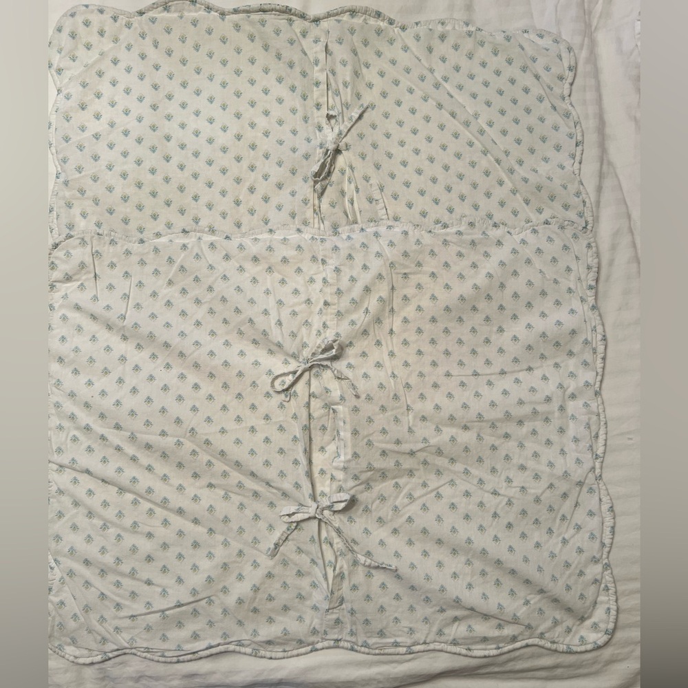 Elegant Paisley Quilted Pillow Shams, 2 standard size, great vintage condition - Picture 5 of 5